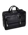 MCKLEIN HUBBARD DOUBLE COMPARTMENT LAPTOP BRIEFCASE