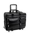 Mcklein Clinton 17" Laptop Briefcase In Black