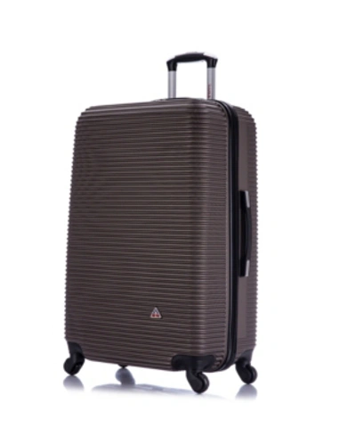 Inusa Royal 28" Lightweight Hardside Spinner Luggage In Brown