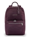 Briggs & Riley Rhapsody Essential Water Resistant Nylon Backpack In Plum