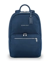 Briggs & Riley Rhapsody Essential Water Resistant Nylon Backpack In Navy