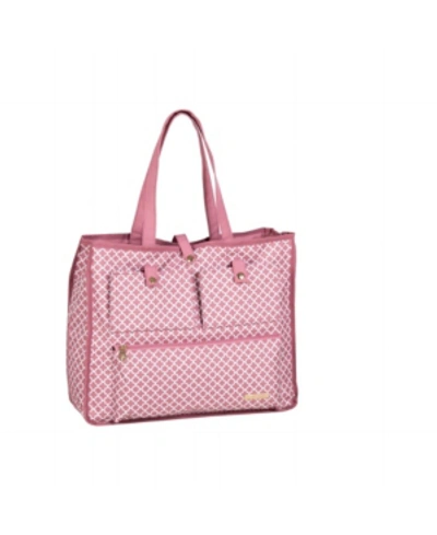 Jenni Chan Broadway Reversible 2-in-1 Carry-all Tote In Pink