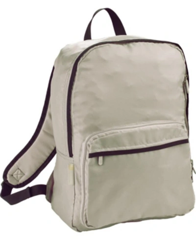 Go Travel Foldable Backpack In Light Grey