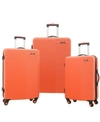 Travelers Club Basette 3-pc. Hardside Luggage Set, Created For Macy's In Coral