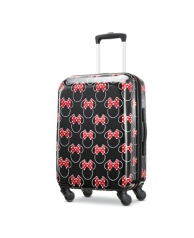 American Tourister Kids' Disney By  Minnie Mouse Bow 20" Carry-on Spinner In Red Bow