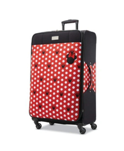 American Tourister Kids' Disney By  Minnie Mouse Dots 28" Check-in Spinner In Red