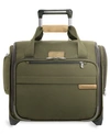 Briggs & Riley Baseline Rolling Cabin Bag In Olive