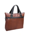 Mcklein Eastward 15" Laptop Tablet Briefcase In Brown