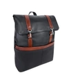 Mcklein Element 17" Flap-over Laptop Tablet Backpack In Black