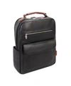 Mcklein Logan 17" Dual-compartment Laptop Tablet Backpack In Black