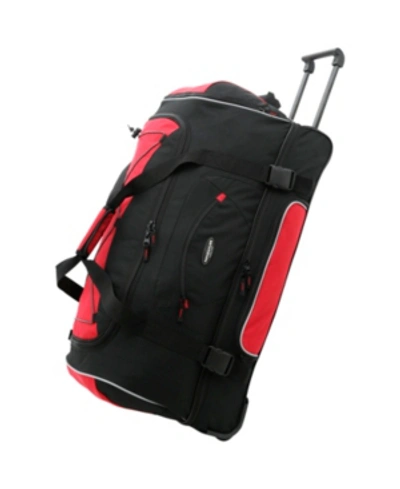 Travelers Club Luggage Adventure 30" Drop-bottom Duffle In Red