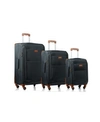 Champs 3-pc. Classic Softside Luggage Set In Grey