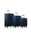 Champs 3-pc. Classic Softside Luggage Set In Navy