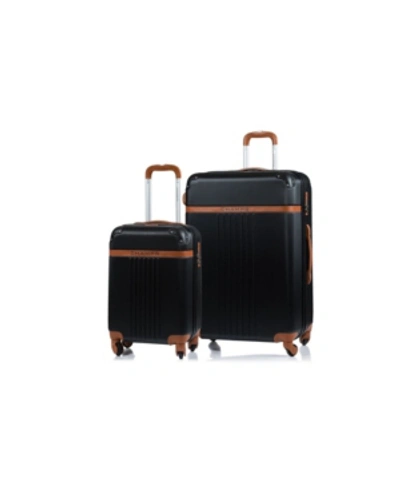 Champs 2-pc. Vintage Hardside Luggage Set In Black