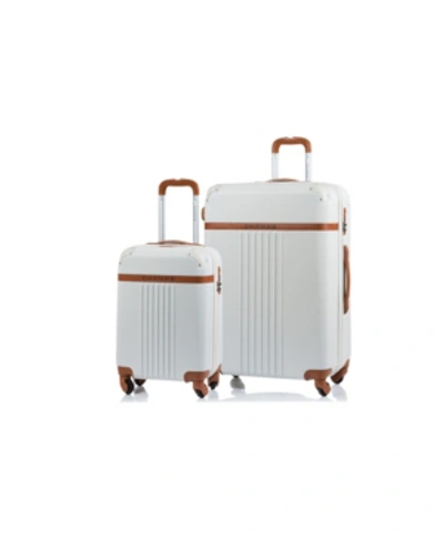 Champs 2-pc. Vintage Hardside Luggage Set In Ivory