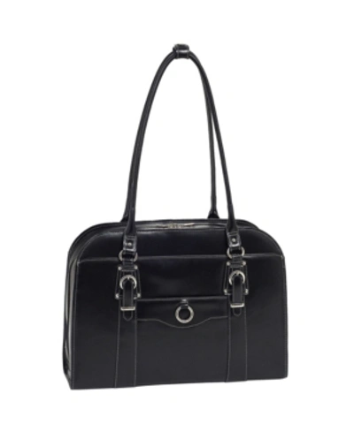 Mcklein Hillside 14" Ladies Laptop Briefcase In Black
