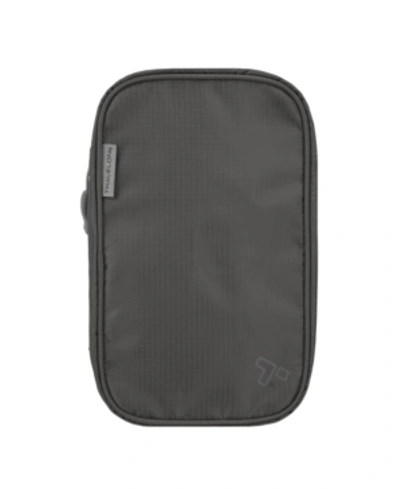 Travelon Compact Hanging Toiletry Kit In Charcoal