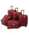 AMERICAN FLYER MADRID 5 PIECE SPINNER LUGGAGE SET