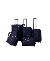 AMERICAN FLYER SOUTH WEST COLLECTION 5 PIECE LUGGAGE SET