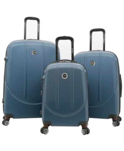 Travelers Club Traveler's Club Falkirk 3pc. Hardside Expandable Luggage Set In Blue