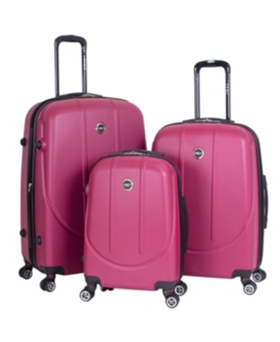 Travelers Club Traveler's Club Falkirk 3pc. Hardside Expandable Luggage Set In Red