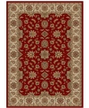 KM HOME CLOSEOUT!! KM HOME PESARO MESHED RED 7'9" X 11' AREA RUG