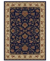 Km Home Closeout!!  Pesaro Manor 3'3" X 4'11" Area Rug In Navy