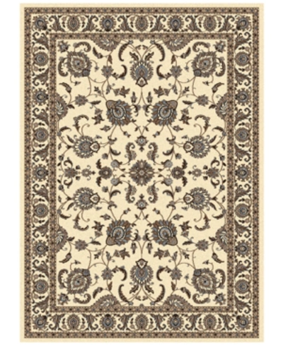 Km Home Closeout!  Pesaro Sarouk 3'3" X 4'11" Area Rug In Ivory