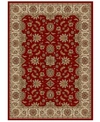 Km Home Closeout!!  Pesaro Meshed Red 3'3" X 4'11" Area Rug In Red