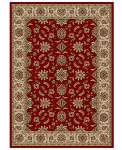 Km Home Closeout!!  Pesaro Meshed Red 3'3" X 4'11" Area Rug