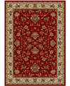 Km Home Closeout!!  Pesaro Manor 5'5" X 7"7" Area Rug In Red