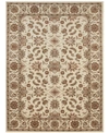 KM HOME CLOSEOUT! KM HOME PESARO MESHED IVORY 2'2" X 7'7" RUNNER AREA RUG