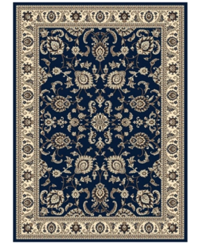 Km Home Closeout!  Pesaro Sarouk 3'3" X 4'11" Area Rug In Denim