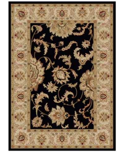 Km Home Closeout!  Pesaro Imperial 5'5" X 7'7" Area Rug In Black
