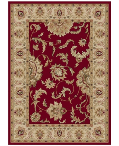 Km Home Closeout!  Pesaro Imperial 7'9" X 11' Area Rug In Red