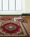 Km Home Florence Kerman Red 4-pc. Rug Set In Red