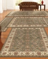 Km Home Tuscany Meshed 5-pc. Sage Rug Set In Green