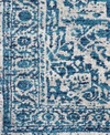 ABBIE & ALLIE RUGS MONTE CARLO MNC-2302 SKY BLUE 18" AREA RUG SWATCH