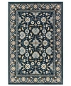 Oriental Weavers Bowen 534l2 2'3" X 7'6" Runner Rug In Navy/gold