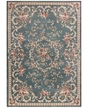 Kas Avalon Aubusson 7'10" X 9'10" Area Rug In 5602 Slate Blue