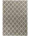 Kas Cortico Diamonds 5' X 7' Area Rug In 6162 Dark Grey