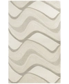 Kas Eternity Waves 3'3" X 5'3" Area Rug In 1085 Ivory