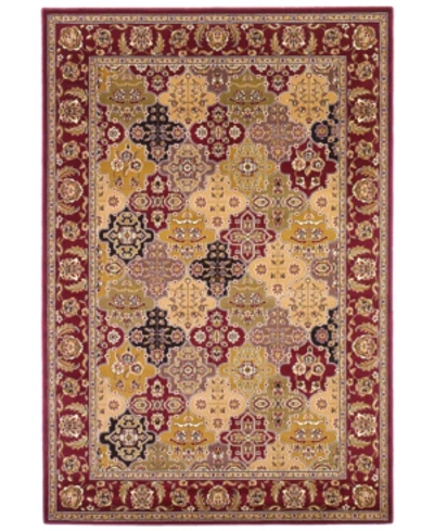 Kas Cambridge Panel 7325 Red 5'3" X 7'7" Area Rug