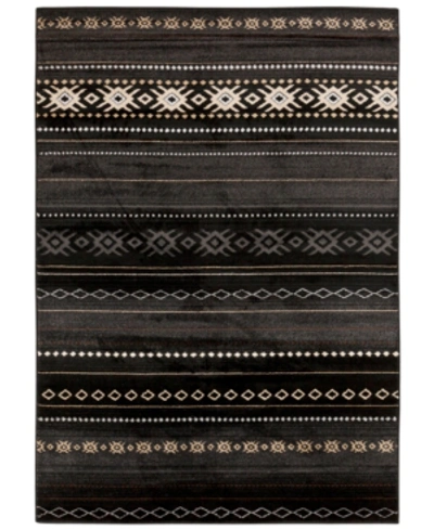 Abbie & Allie Rugs Rugs Paramount Par-1047 7'10" X 11'2" Area Rug In Black