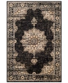 Abbie & Allie Rugs Paramount Par-1089 5'3" X 7'9" Area Rug In Black