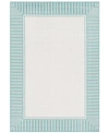 Surya Alfresco Alf-9680 Teal 6' X 9' Area Rug, Indoor/outdoor In Teal