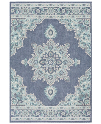 Surya Alfresco Alf-9670 Charcoal 2'3" X 4'6" Area Rug, Indoor/outdoor