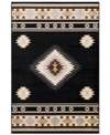 Abbie & Allie Rugs Paramount Par-1095 8'10" X 12'10" Area Rug In Black