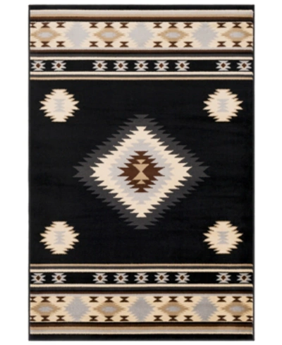 Abbie & Allie Rugs Paramount Par-1095 8'10" X 12'10" Area Rug In Black