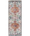 Surya Harput Hap-1000 Saffron 2'7" X 7'3" Area Rug In Orange